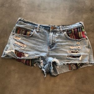 Free People Denim shorts